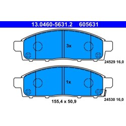 Brake Pad Set ATE 13.0460-5631.2 OE Ref 4605A198