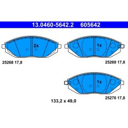 Brake Pad Set ATE 13.0460-5642.2 OE Ref 96682858