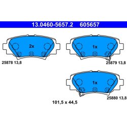 Brake Pad Set ATE 13.0460-5657.2 OE Ref B4Y02648ZB