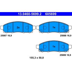 Brake Pad Set ATE 13.0460-5699.2 OE Ref D1060JX50B