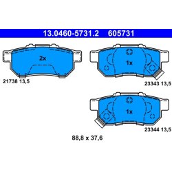 Brake Pad Set ATE 13.0460-5731.2 OE Ref 43022S04E03
