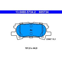 Brake Pad Set ATE 13.0460-5734.2 OE Ref 0446648090