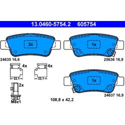 Brake Pad Set ATE 13.0460-5754.2 OE Ref 43022SWWG01