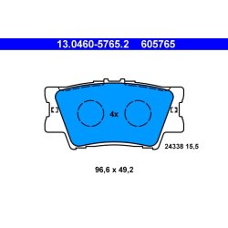 Brake Pad Set ATE 13.0460-5765.2 OE Ref 0446642060