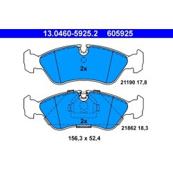 Brake Pad Set ATE 13.0460-5925.2