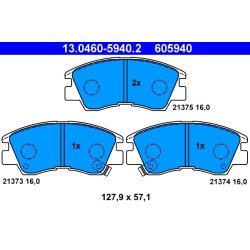 Plaquettes de frein ATE 13.0460-5940.2 pour MITSUBISHI L, L200, PAJERO
