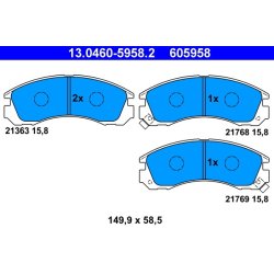 Brake Pad Set ATE 13.0460-5958.2 OE Ref 425430