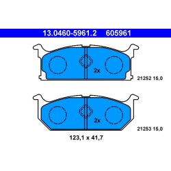 Brake Pad Set ATE 13.0460-5961.2 OE Ref 5520082830
