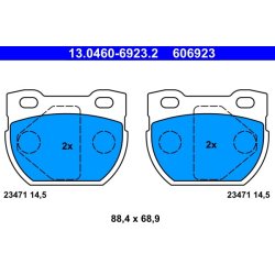 Jeu de plaquettes de frein ATE 13.0460-6923.2 pour LAND ROVER DEFENDER OE SFP000160