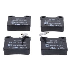 Jeu de plaquettes de frein ATE 13.0460-7085.2 pour MERCEDES CLASSE V, VITO ATE