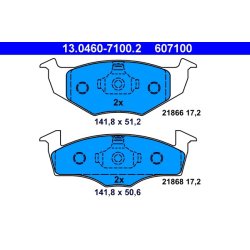 Brake Pad Set ATE 13.0460-7100.2 OE Ref 6N0698151C