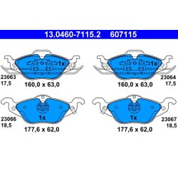Brake Pad Set ATE 13.0460-7115.2 OE Ref 1605959