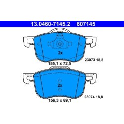 Brake Pad Set ATE 13.0460-7145.2 OE Ref 8634921