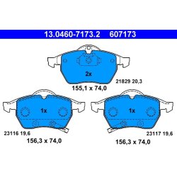 Brake Pad Set ATE 13.0460-7173.2 OE Ref 1605984