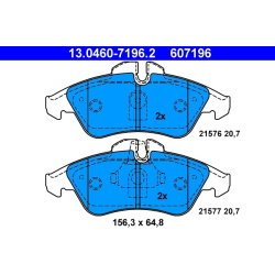 Brake Pad Set ATE 13.0460-7196.2 OE Ref 0024209920