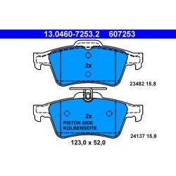 Brake Pad Set ATE 13.0460-7253.2 OE Ref 425405
