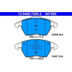 Brake Pad Set ATE 13.0460-7285.2 OE Ref 5C0698151A