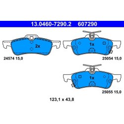Brake Pad Set ATE 13.0460-7290.2 OE Ref 43022TV0E01