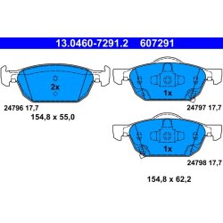 Brake Pad Set ATE 13.0460-7291.2 OE Ref 45022TL1G01