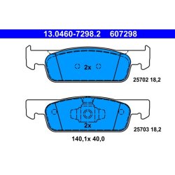 Brake Pad Set ATE 13.0460-7298.2 OE Ref 410602581R
