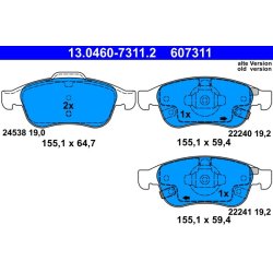 Brake Pad Set ATE 13.0460-7311.2 OE Ref 77367213