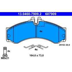Brake Pad Set ATE 13.0460-7909.2 OE Ref 05103790AA