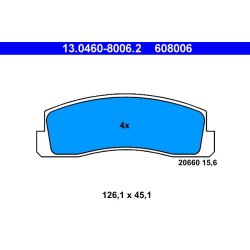 Brake Pad Set ATE 13.0460-8006.2 OE Ref 21213501090