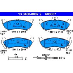 Brake Pad Set ATE 13.0460-8007.2 OE Ref A1634200520