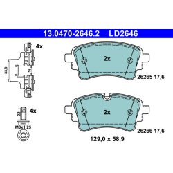 Brake Pad Set ATE 13.0470-2646.2 OE Ref 80A698451F