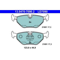 Brake Pad Set ATE 13.0470-7090.2 OE Ref 34216761281