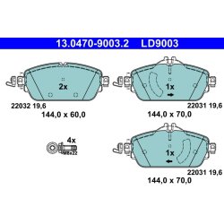 Brake Pad Set ATE 13.0470-9003.2 OE Ref 0084203620