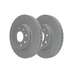 Disque de frein ATE 24.0124-0163.1 pour CHEVROLET, DAEWOO, GM CORÉE ATE