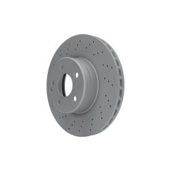 Disque de frein ATE 24.0128-0125.1 pour MERCEDES CLASSE S OE 2204210912 ATE