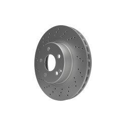 Disque de frein ATE 24.0128-0163.1 pour MERCEDES SL OE 2304210412 ATE