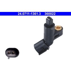 Wheel Speed Sensor ATE 24.0711-1361.3 OE Ref 1J0927803