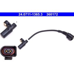 Wheel Speed Sensor ATE 24.0711-1365.3 OE Ref 1J0927807D