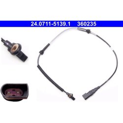 Wheel Speed Sensor ATE 24.0711-5139.1 OE Ref 1207357