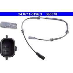 Wheel Speed Sensor ATE 24.0711-5196.3 OE Ref 479501566R