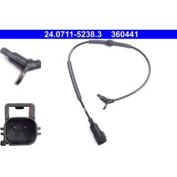 Wheel Speed Sensor ATE 24.0711-5238.3 OE Ref C2P15770
