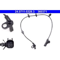 Wheel Speed Sensor ATE 24.0711-5328.3 OE Ref 13315320