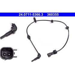 Wheel Speed Sensor ATE 24.0711-5366.3 OE Ref 1247166