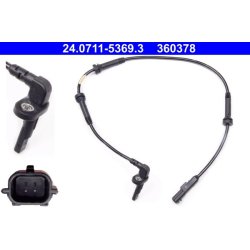 Wheel Speed Sensor ATE 24.0711-5369.3 OE Ref 479104991R