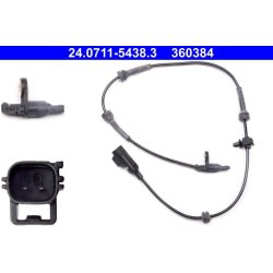 Wheel Speed Sensor ATE 24.0711-5438.3 OE Ref LR062647