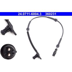 Wheel Speed Sensor ATE 24.0711-6004.3 OE Ref 7700302428