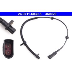 Wheel Speed Sensor ATE 24.0711-6039.3 OE Ref 1088606