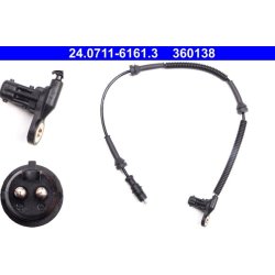 Wheel Speed Sensor ATE 24.0711-6161.3 OE Ref 8200252007
