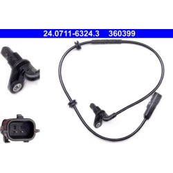 Wheel Speed Sensor ATE 24.0711-6324.3