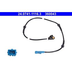 Wheel Speed Sensor ATE 24.0741-1116.3 OE Ref 454577