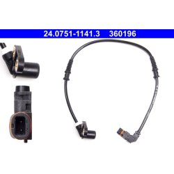 Wheel Speed Sensor ATE 24.0751-1141.3 OE Ref A2025402317