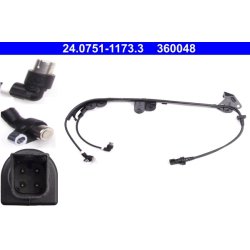 Capteur de vitesse de roue ATE 24.0751-1173.3 pour FORD, MAZDA